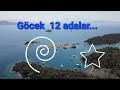 Göcek Koyları Havadan muhteşem Drone 4K