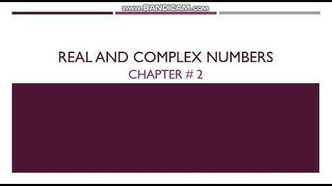 Chapter 2: Real and complex numbers (continued). Exercise 2.1,  Q 4,5,6 Class 9 Matric