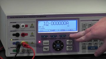 3000A Series Multi Product Calibrator - Range Hold Function
