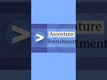 Accenture Recruitment 2022| Job update 2022 | Any graduate| daily job updates