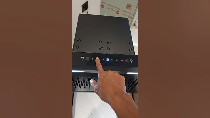 Ductless chimney installation with active carbon filter and demo for faber hood 3D model #chimney