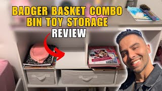 Badger Basket Combo Bin Review: Stylish Toy Storage & Bookshelf for Kids!