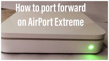 How to port forward Airport Extreme using windows