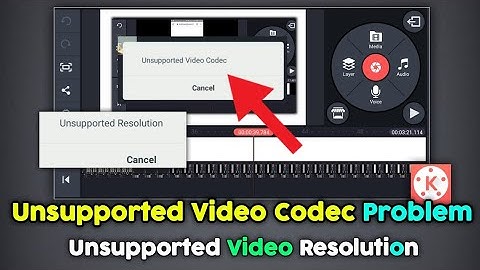 How to fix unsupported Resolution problem in Kinemaster | unsupported resolution kiemaster