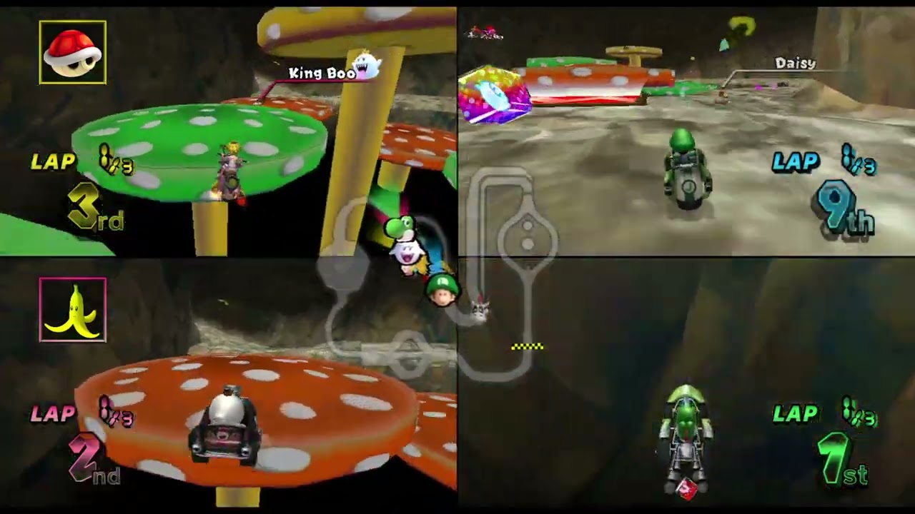 Mario Kart Wii Custom Tracks ✦ 4 Players #611