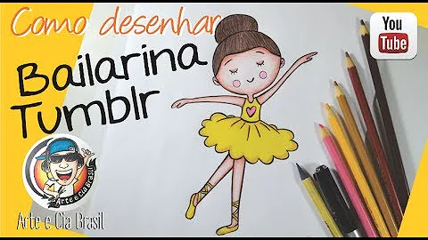 Como desenhar Passo-a-passo uma bailarina?