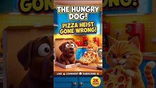 🐶🍕 The Hungry Dog 😂🐱 | Pizza Heist Gone Wrong!#FunnyCartoon #HungryDog #FunnyCat