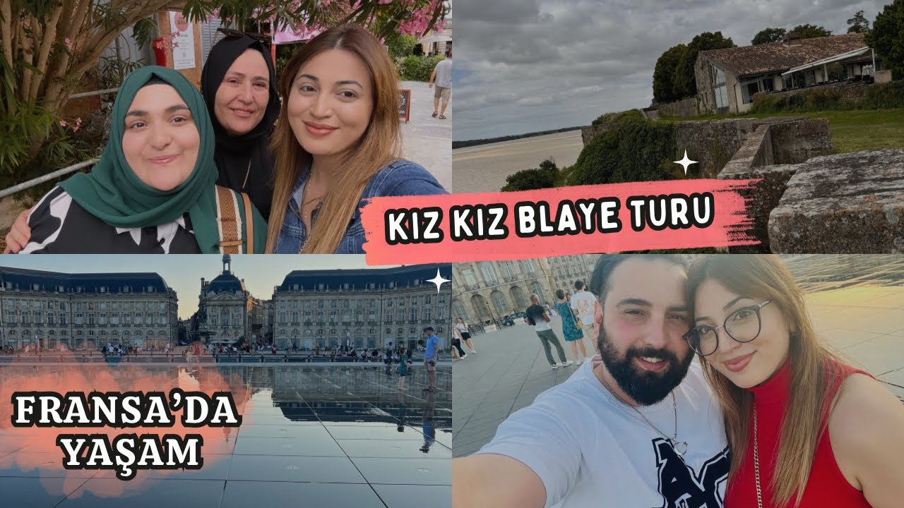 Kız Kıza Blaye Turu ✨| Arap Restorantına Gittim! Farklı Lezzetler 🍴 Fransa’da Yaşam