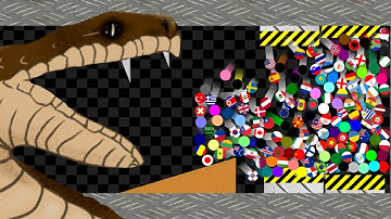 Escape From Snake - Survival Marble Race