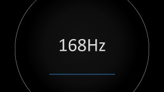 168Hz BASS Frequency BURP (Test Tone)