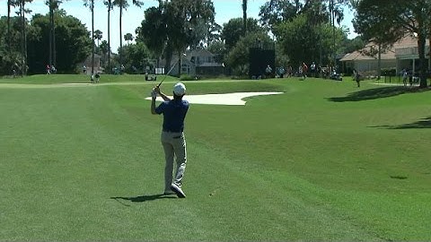 Heath Slocum nearly holes approach at Web.com Tour Championship