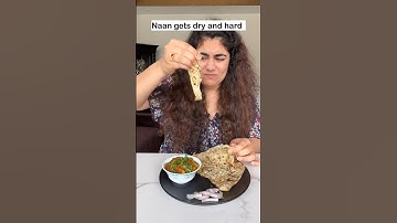 😱BEST Hack to Re-heat Naan! How to make your naan super-soft? #foodhacks #thakursisters #foodshorts