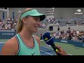 Paula Badosa On-Court Interview | 2026 US Open Round 1