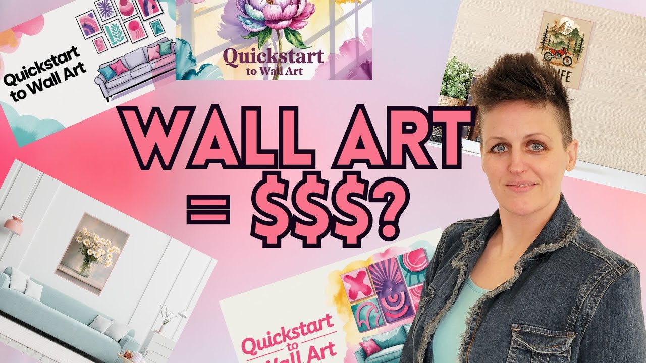 Make Money Online with AI Art – Sell Wall Decor on Etsy or Payhip - YouTube