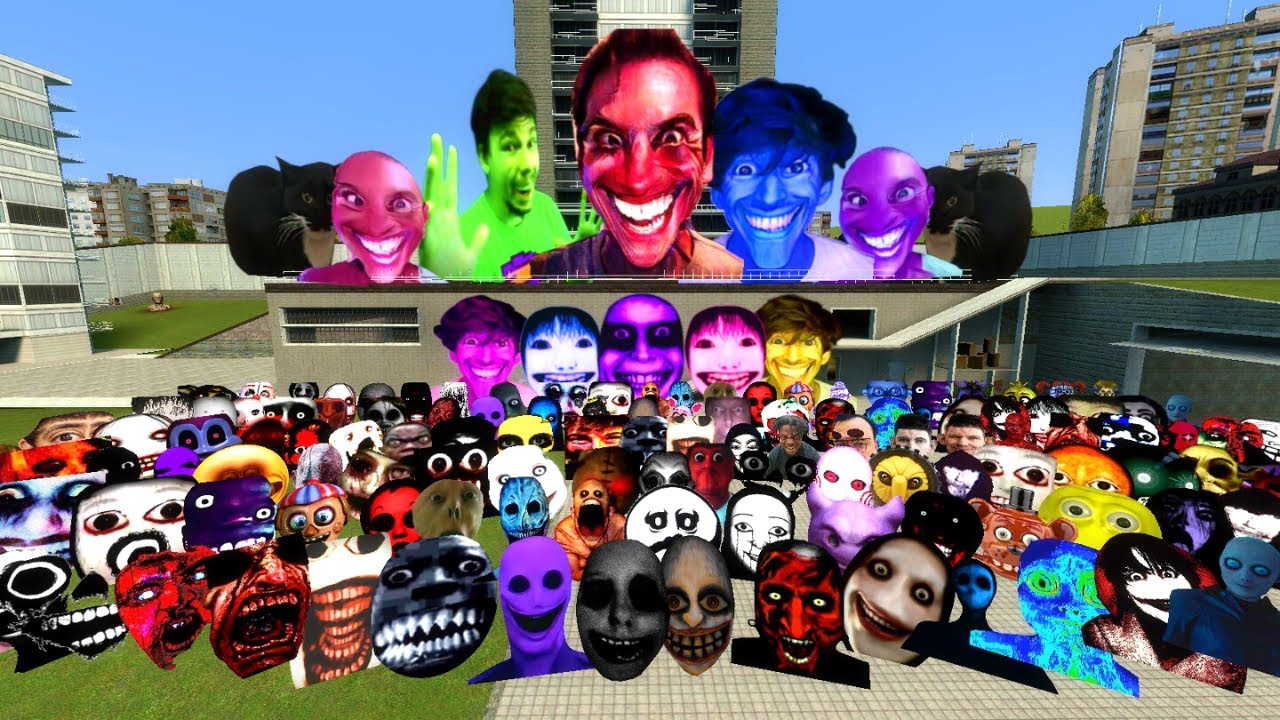 To Much Jerma and Carmen Nextbots - Roblox Pack (Gmod)