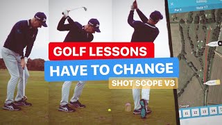 GOLF LESSONS HAVE TO CHANGE V3 SHOT SCOPE screenshot 2