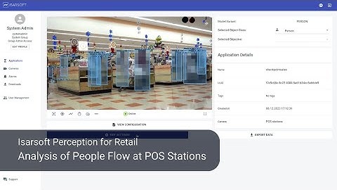 Isarsoft Perception | Analysis of People Flow at POS Stations