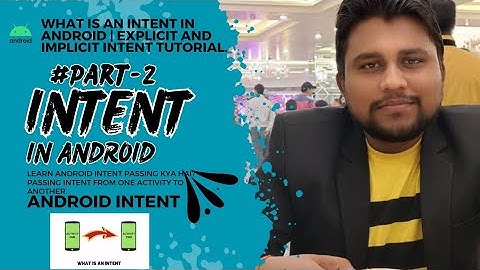 #Part-2 Android Intent Passing in Hindi  Kya Hai? Passing Intent from One Activity to Another