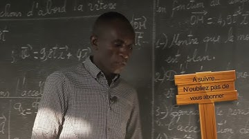 Exercice 1 (cinématique) Partie 1 par Mr Cyr Mounguelet