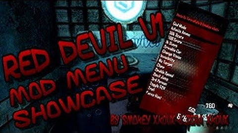 BO2 Red Devil v1 Zombies Mod Menu +Download