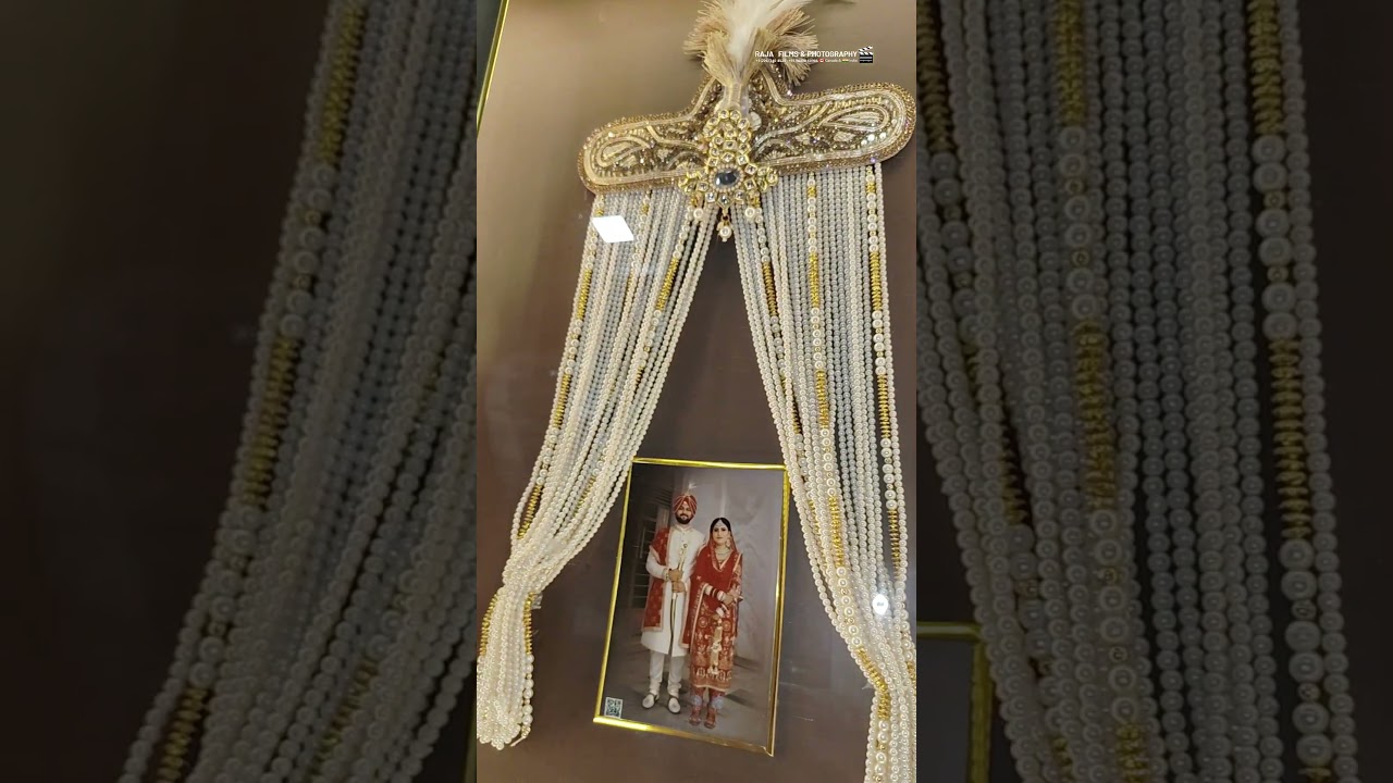 Chuda Sehra Frame, Ornament frame/ Raja Films & Photography 🎬™ / +91 98880-6096 , +91 85560-81737