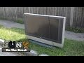 Sony kf50we610 rear projection tv  junk on the street