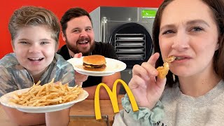TASTING FREEZE DRIED McDONALDS!