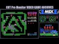 ブラウン管 レトロゲーム アーカイブス 第141回【MSX 妖怪探偵ちまちま #1/JVC DT-V1710C/字幕表示可/実況無し】CRT Pro Monitor GAME ARCHIVES