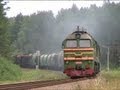 Old diesel locomotive 2M62-0176 / Тепловоз 2М62-0176