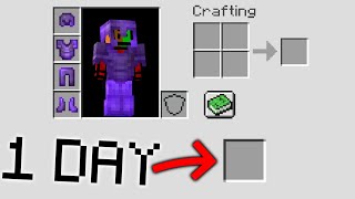 Minecraft, But Your Inventory Shrinks...