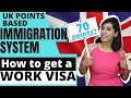 UK Points based Immigration system 2020/2021| How to get UK work  visa | UK immigration 2020