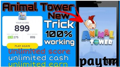 Mx player new game hack trick| Mx player animal tower new game hack trick| unlimited score trick|