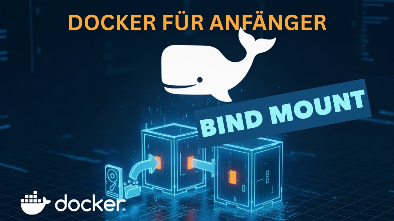 Docker Tutorial: Daten persistent speichern mit Bind Mounts - YouTube