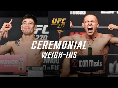 UFC 277: Ceremonial Weigh-In