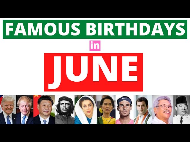 Top Ten Now And Then - June Birthdays Hr2Seg2