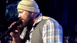 Zac Brown singing Colder Weather at Bristow October 2013