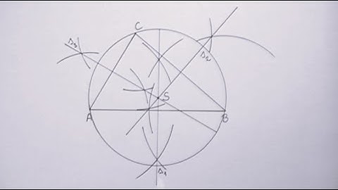 Circumcircle of a Triangle Construction | How to Draw a Circumcircle of a Triangle