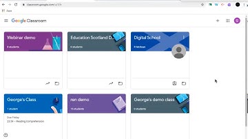 Getting Started with Google Classroom in Glow Webinar