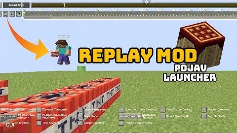 Replay Mod Pojavlauncher 1.19.3 timelapse your build