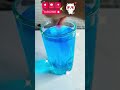 Blue Drop Magic 🩵🐬 #cocktail #aesthetic #diy #youtubeshorts #colormixingmagic #shorts