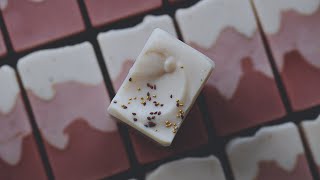 Cranberry Fig Cold Process Soap Making