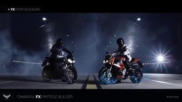 FX Particle Builder - Example Scene : Bikes
