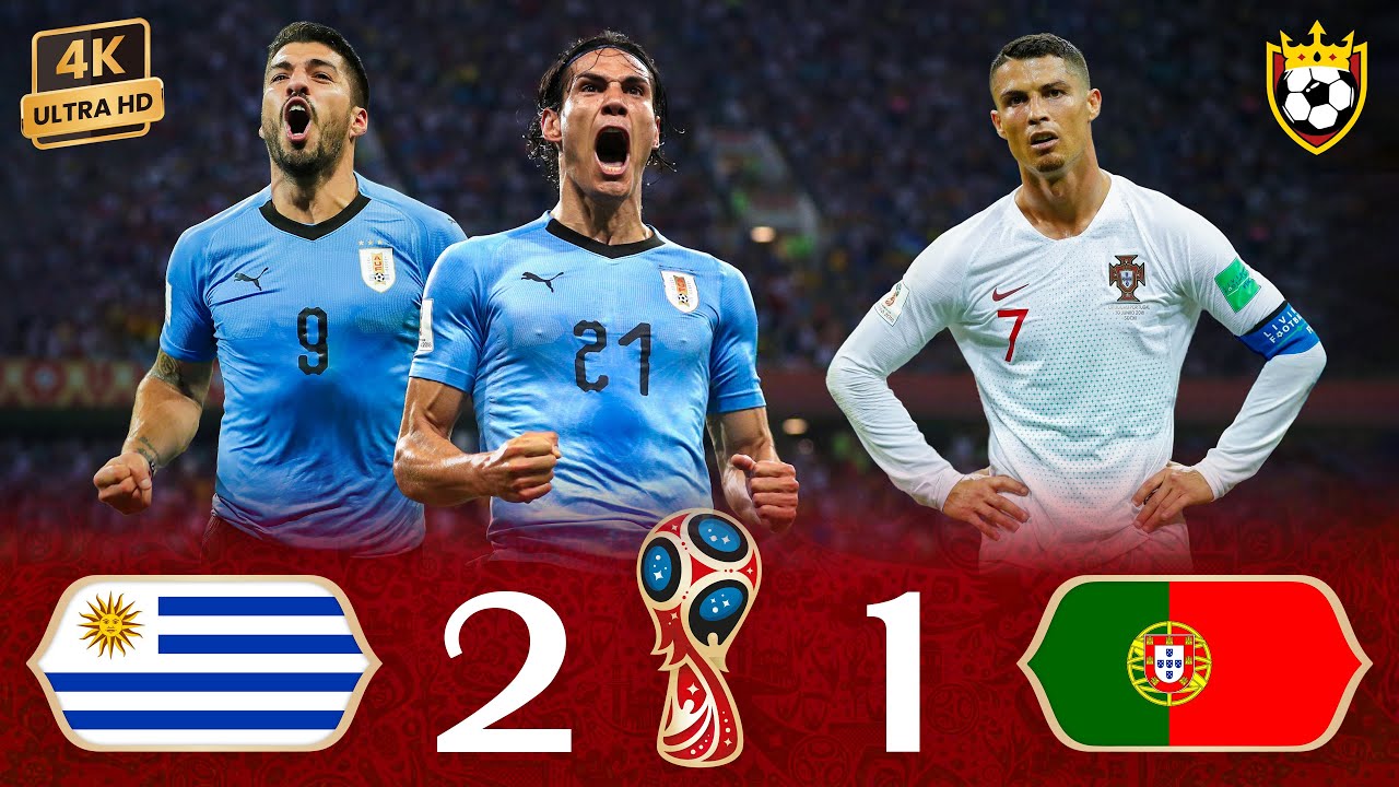 Cavani and Suarez kick Portugal and Ronaldo out of the World Cup 🤯💥🌟 ❯ Uruguay (2-1) Portugal ● 4K 🎬
