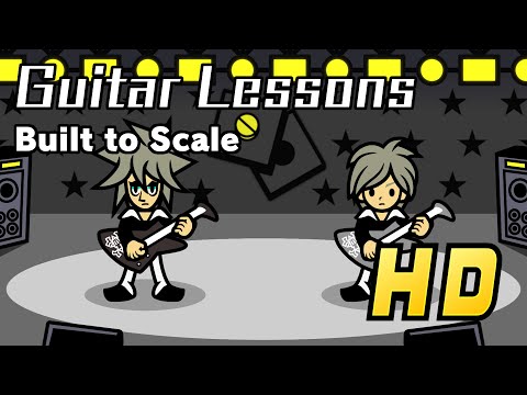 Guitar Lessons (Built to Scale Song) - Rhythm Heaven [HD WIDESCREEN]  -  Gameplay Demonstration