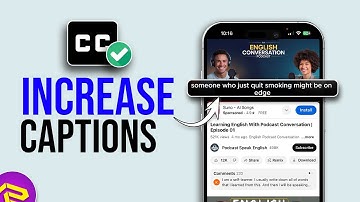 How to Increase YouTube Captions Size on iPhone | Customize Subtitles Easily
