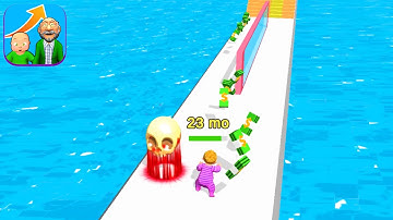 RUN OF LIFE game MAX LEVEL SCORE 🌈👸👴🏻 Gameplay All Levels Walkthrough iOS Android New Game Funny 3D