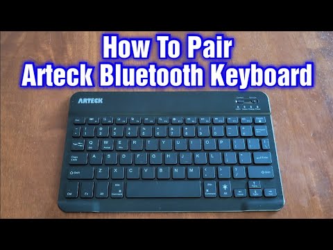 How to Pair Arteck Keyboard?