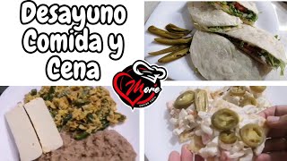 Desayuno, Comida y Cena |3 RECETAS PARA INICIAR LA SEMANA #like #parati #viralvideo