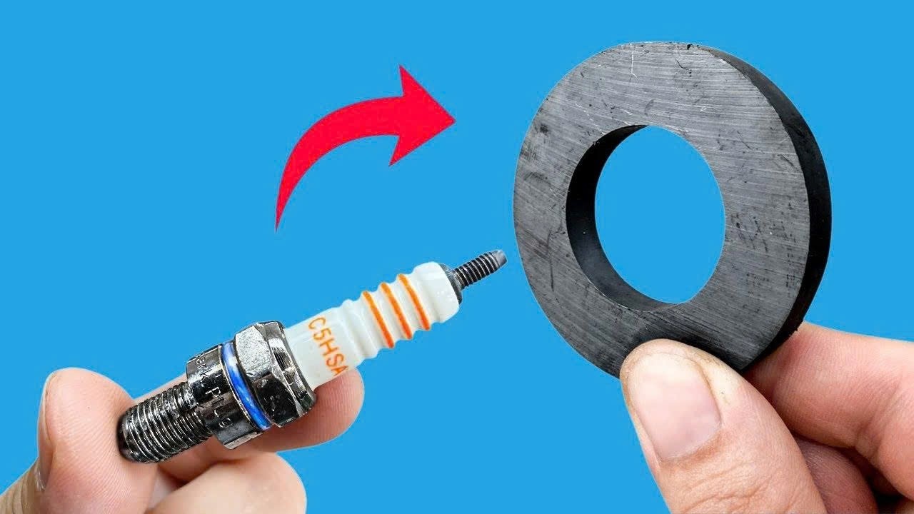 Лампа из свечи зажигания: антенна своими руками