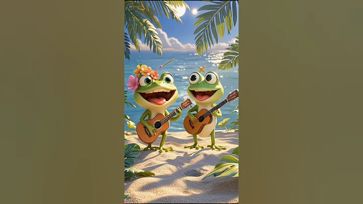 Frog Dance or Jump 🐸😂 #cartoon #frogdance #animation #dancemoves #funny #animaldance #cute #moana